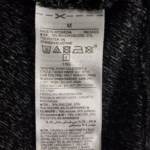 Old Navy Womens Sweater Medium Relaxed Plush Boat Neck Graphite Pullover Gray - Picture 8 of 9